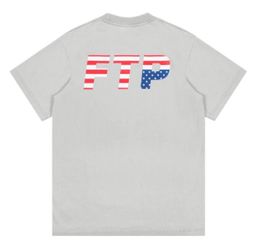 FTP Flag Logo Tee Gray Large