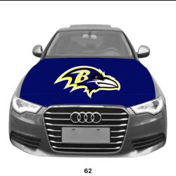 Baltimore, ravens car hood and mirror cover