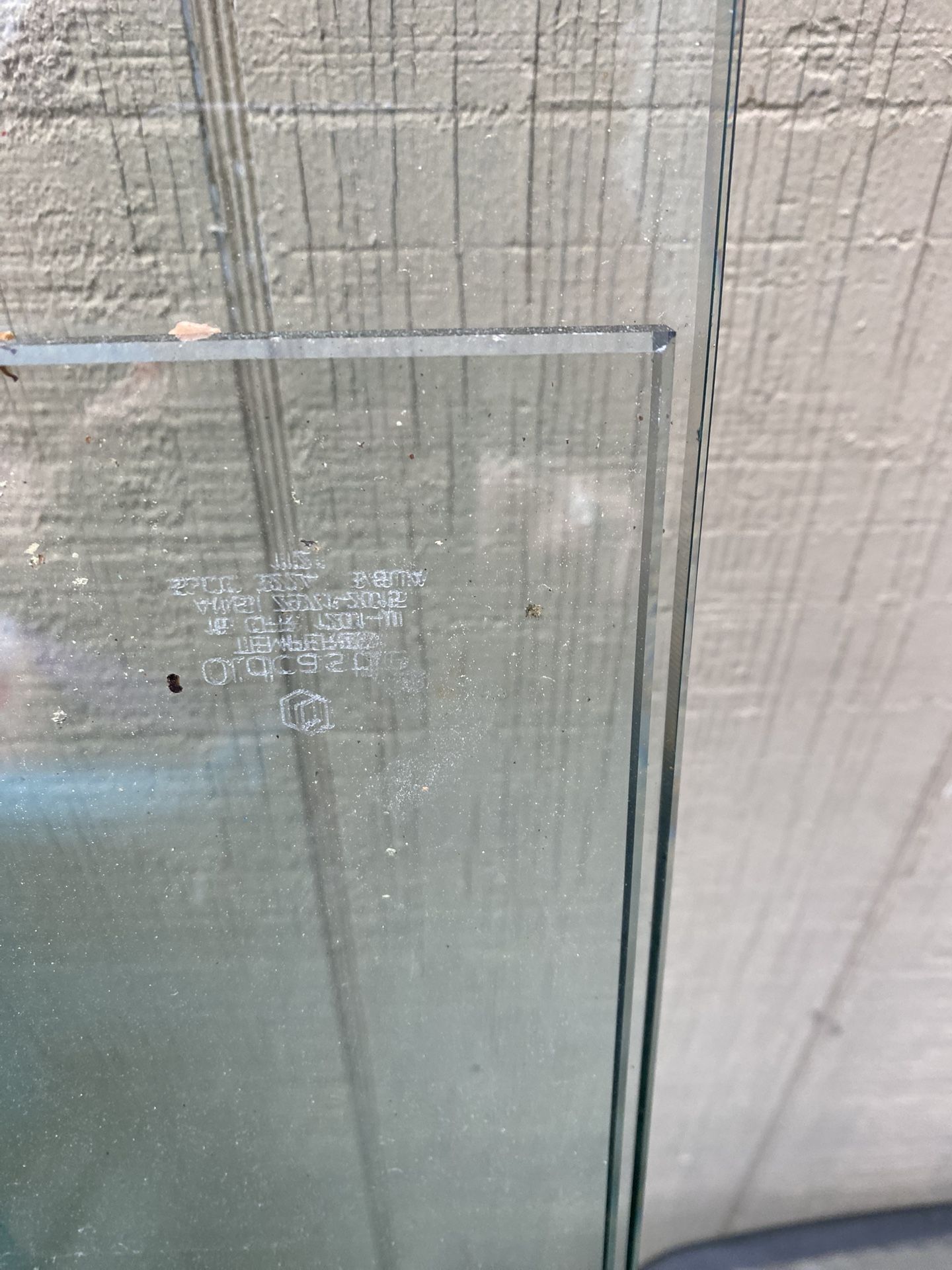 Beveled Glass Pieces. Various Sizes