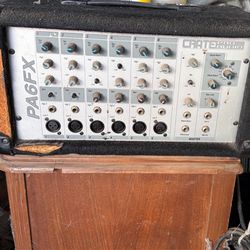 Crate PA6FX PA 6 Channel 220 watt head