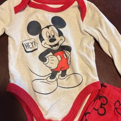 Mickey Mouse Baby Outfit 