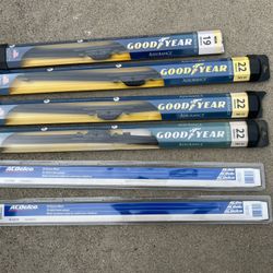 6 Various Windshield Wiper Blades