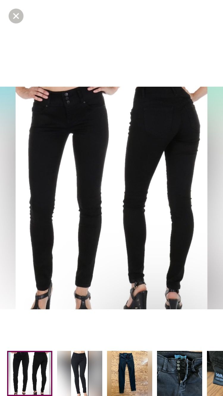 High Rise Push Up Denim