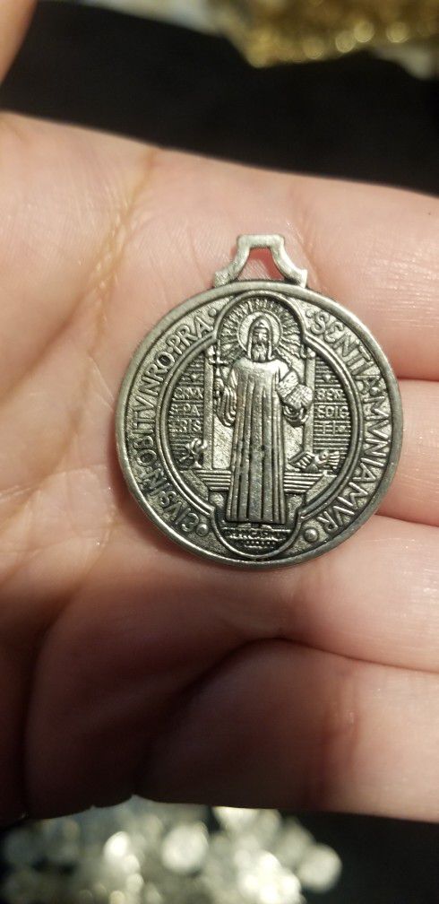 St.Benedict Medals 7/8 Inch Pendants 