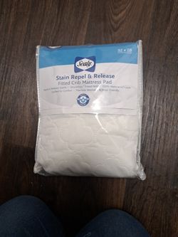 Sealy Fitted Crib Mattress Pad 52x28 Infant 