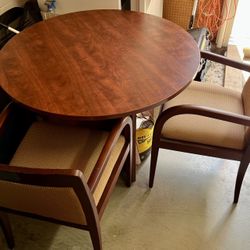 Solid Wood Table And Chairs