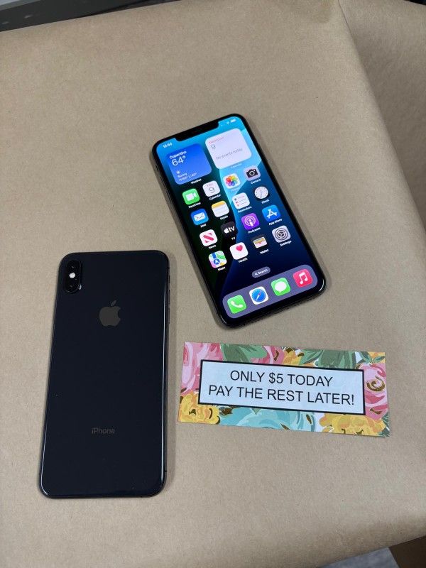 Apple IPhone Xs Max - Only $5 Today Pay The Rest Later!