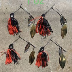 1 OUNCE SPINNERBAITS, LURE, FISHING TACKLE