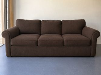 Brown 3-Seat Couch