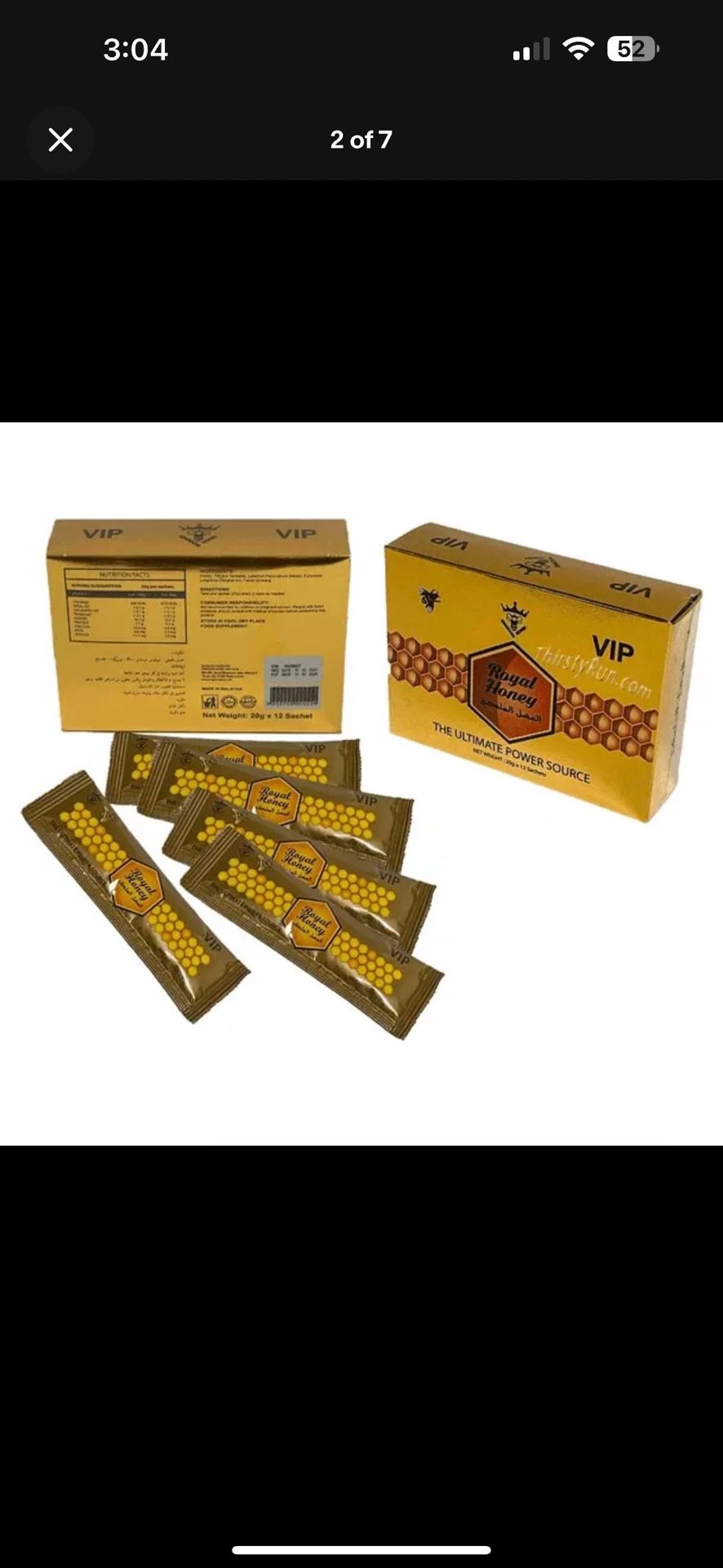 Kingdom Honey Royal Honey Pack 12 Box Brand New Sealed 