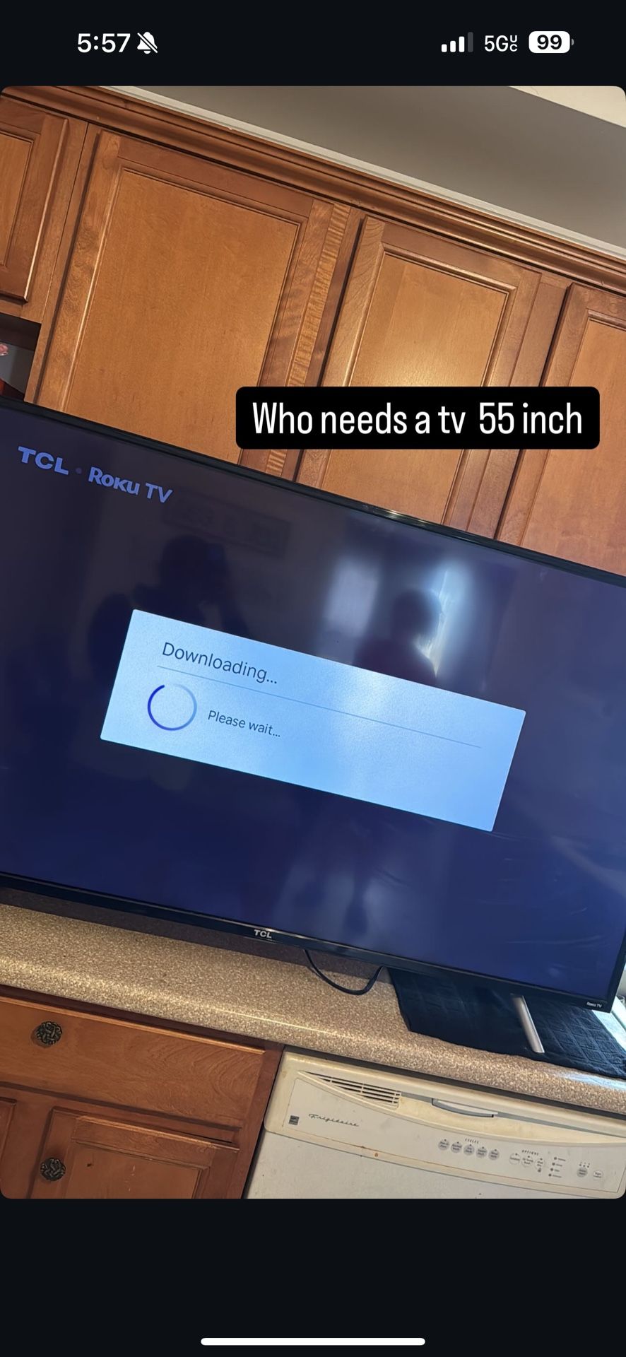 55 Inch TCL 4k TV