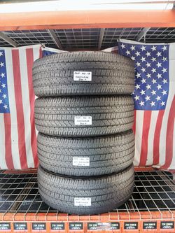 🇺🇸 4 USED TIRES P265/60R18 GOODYEAR WRANGLER FORTITUDE HT ALL SEASON 265 60 18
