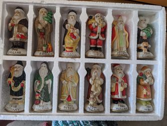 Christmas Santa's From Different Countries