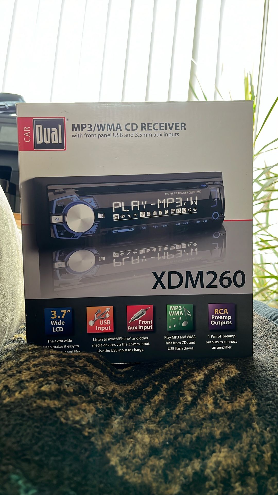 Car Dual MP3/WMA CD RECEIVER