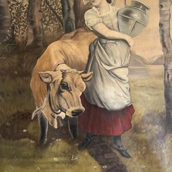 Antique 200 Years Old Painting