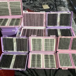 Lashes. Clusters 