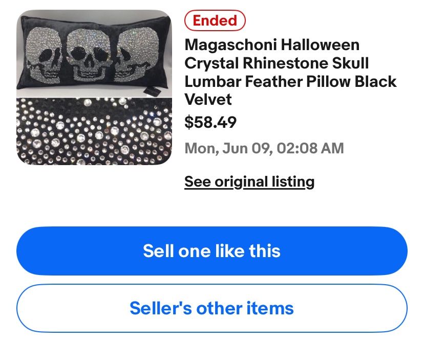 Halloween Skull Pillow By MAGASCHONI Home