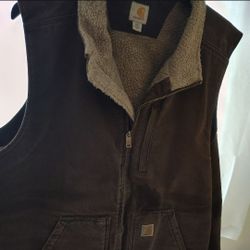 Men's 2xl Carhartt Vest & Men's 2 Xl Brand New Shirt 