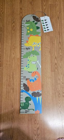 Dinosaur wood growth chart.