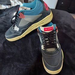 Air Jordan 4 Retro x Union LA 'Off Noir' sneakers