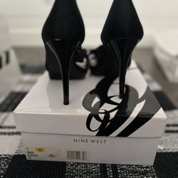 Black Nine West Heels Size 7