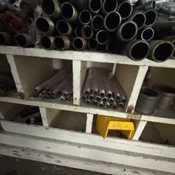 Store Full Of Galvanized Pipes