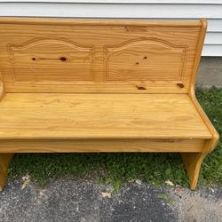 Wood Bench