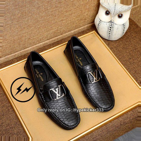 Louis Vuitton leather dress shoes clean and neat sneaker for Sale in New  York, NY - OfferUp