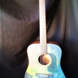 Washburn Acoustic Guitar Read Description 