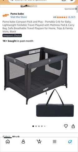 Portable Crib - Pack and Play