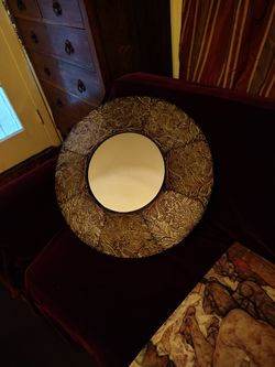 Round Metal Mirror