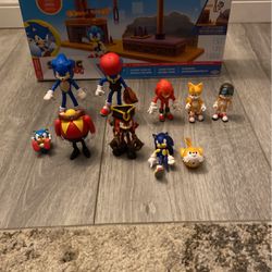 Sonic The Hedgehog Set With Figures