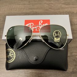 New Ray-Ban Aviator Oversize Size 62mm 