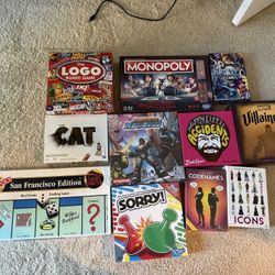 Board Games – $35(All Together)