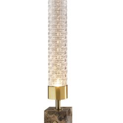 ✨ Pottery Barn - Tuberose Hand-Blown LED Table Lamp – 19" Modern Elegance