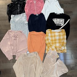 Girls long sleeve bundle - size 10/12