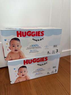 Huggies Size 3 Diapers Snug & Dry Baby Diaper