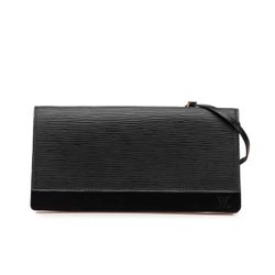 Louis Vuitton Epi Honfleur M52732  black, 2-way clutch and shoulder bag made of Epi leather. 