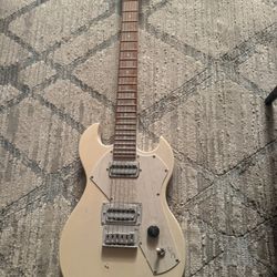Vintage First Act Adam Levine 222 Electric Guitar WHITE