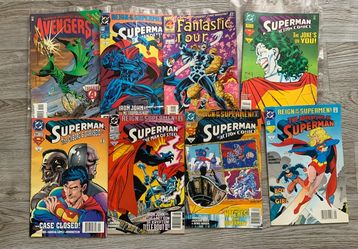 DC & Marvel Comic Book Lot – Superman, Avengers, More