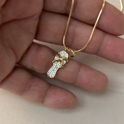 14k gold plated necklace