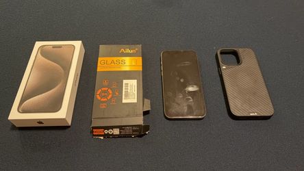 iPhone pro max 512gb natural titanium