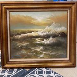 Picture Vintage Oil Painting On Canvas 