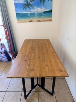 Unique expandable Table #small dining table #entryway table #craft table