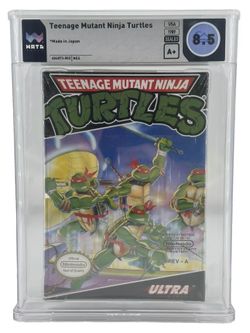 Teenage Mutant Ninja Turtles (Nintendo NES, 1989) TMNT NES Wata 8.5 A+ SEALED