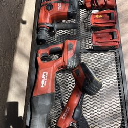 HILTI CORDLESS SET USED