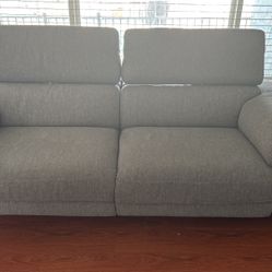 Free Power Reclining Couches - Grey