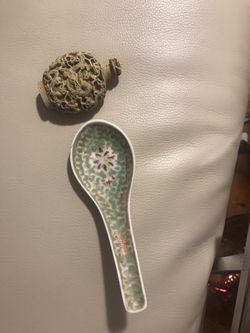 vintage antique snuff bottle，spoon。