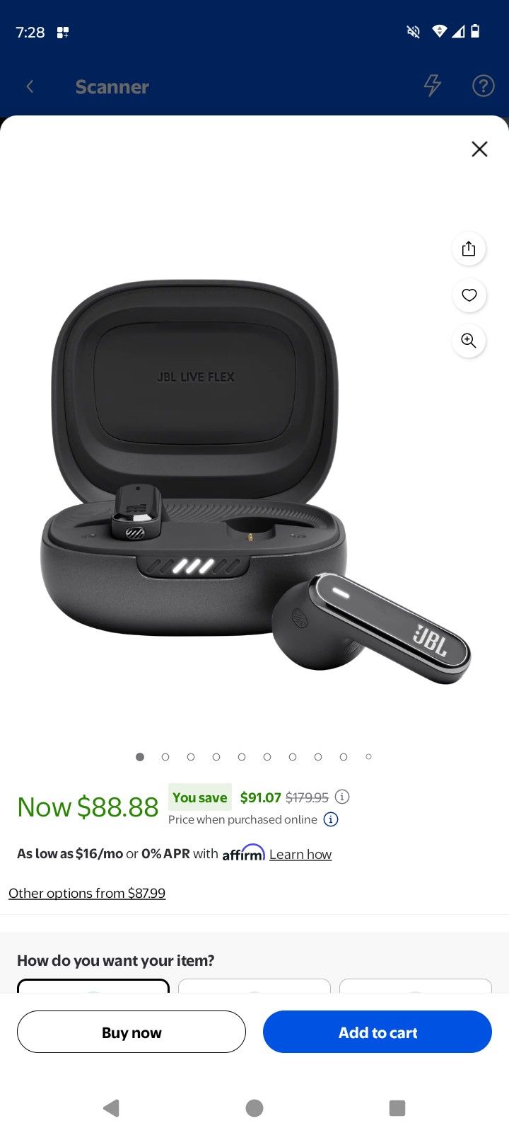JBL Flex Earbuds