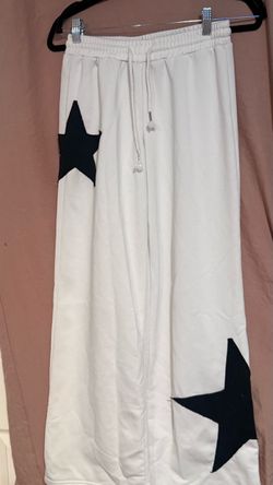 SHEIN XS Star Patchwork Sweatpants